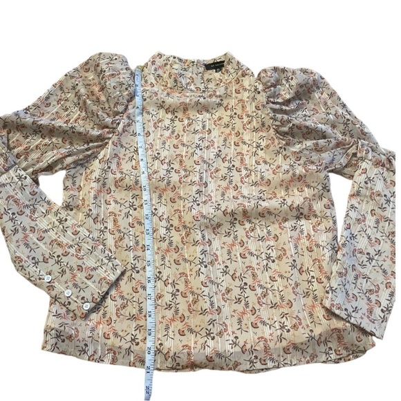 EN SAISON FLORAL PRINT PUFF SLEEVE BLOUSE - Picture 7 of 8